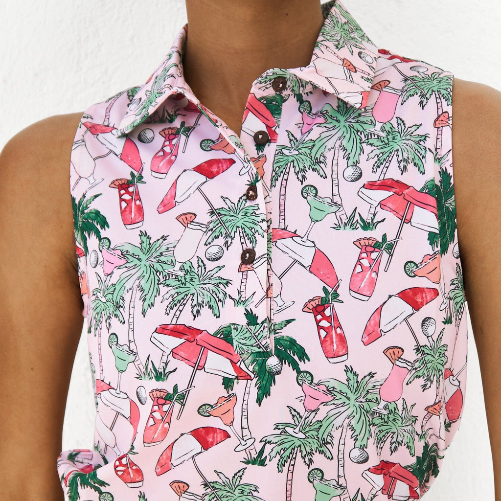 The Masters of Leisure - Ladies Sleeveless Golf Polo